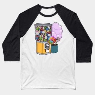 Candy cartoon illustration Baseball T-Shirt